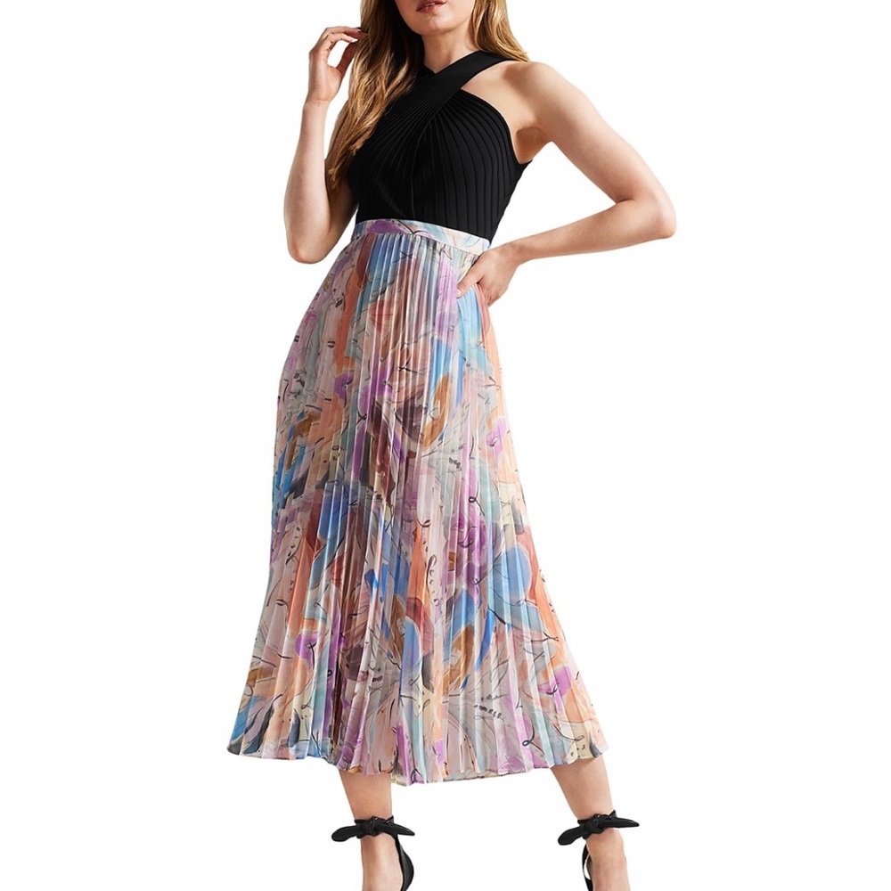 Avellin pleated Ted Baker dress size 5 equivalent to US size 12